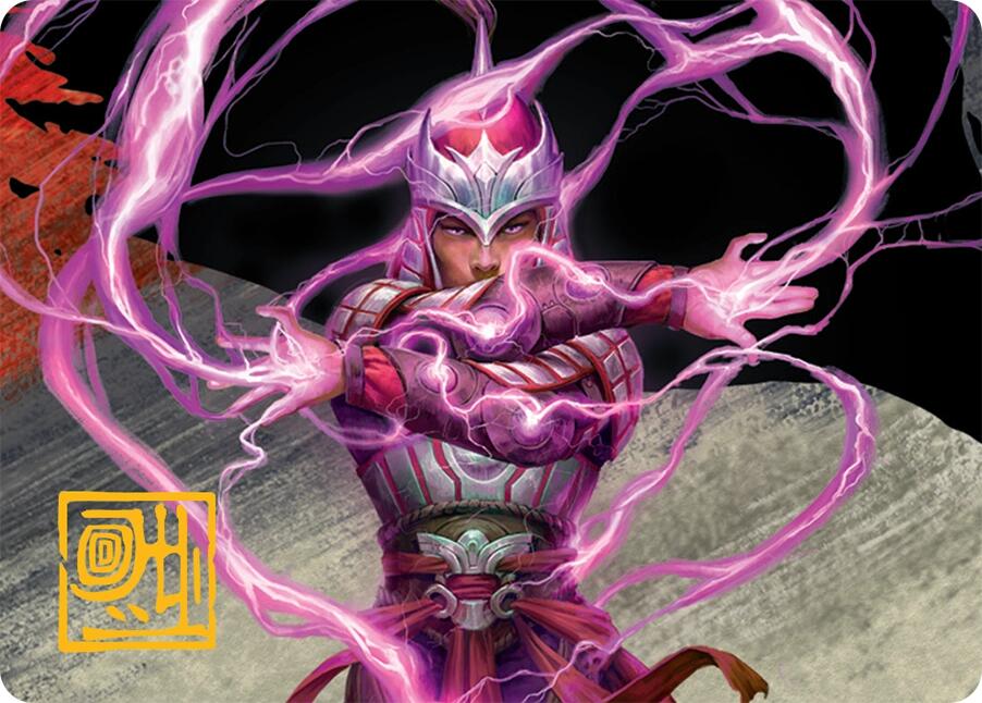 All-Out Assault Art Card (43/54) (Gold-Stamped Signature) [Tarkir: Dragonstorm Art Series] | Pegasus Games WI