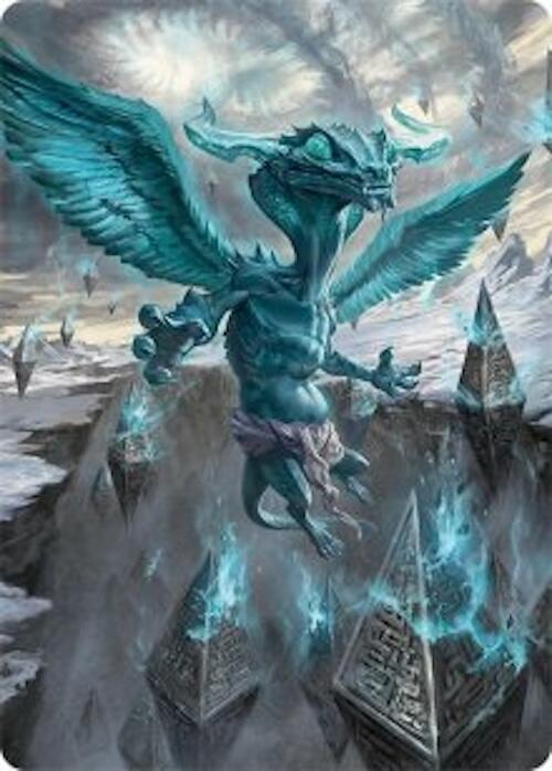 Ugin, Eye of the Storms Art Card (47/54) [Tarkir: Dragonstorm Art Series] | Pegasus Games WI
