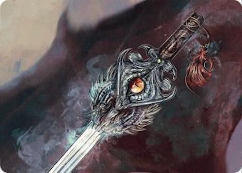 Dragonfire Blade Art Card (40/54) [Tarkir: Dragonstorm Art Series] | Pegasus Games WI