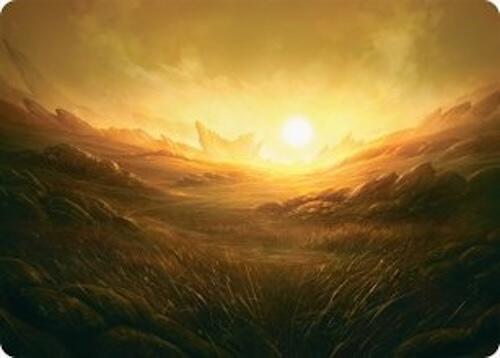 Plains Art Card (31/54) [Tarkir: Dragonstorm Art Series] | Pegasus Games WI