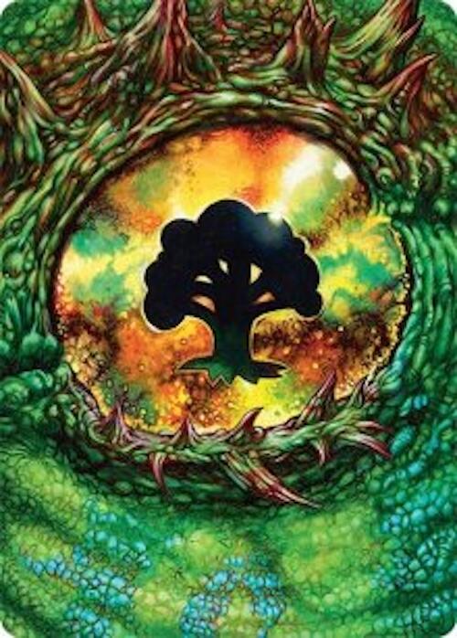 Forest Art Card (32/54) [Tarkir: Dragonstorm Art Series] | Pegasus Games WI