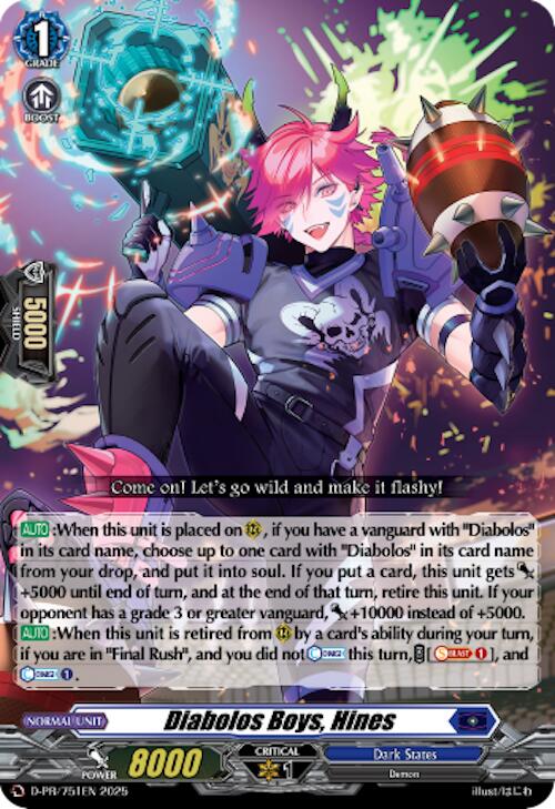 Diabolos Boys, Hines (D-PR/751EN) [D Promo Cards] | Pegasus Games WI