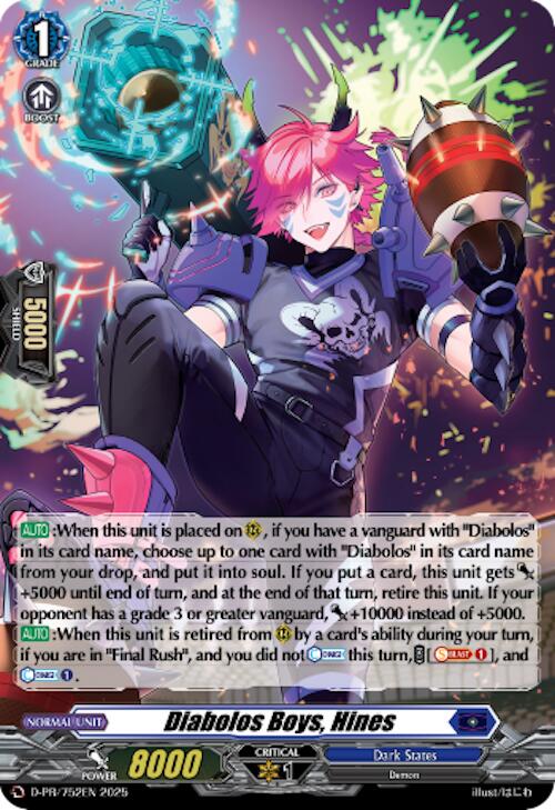 Diabolos Boys, Hines (Foil) (D-PR/752EN) [D Promo Cards] | Pegasus Games WI