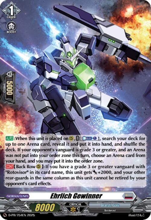 Ehrlich Gewinner (Foil) (D-PR/754EN) [D Promo Cards] | Pegasus Games WI