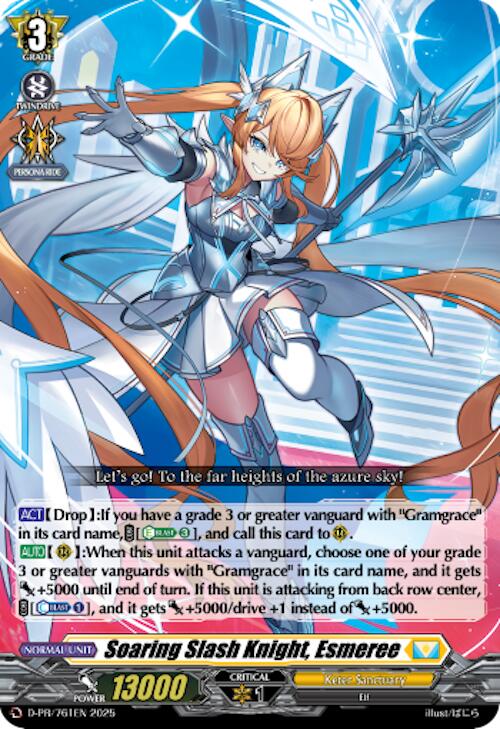 Soaring Slash Knight, Esmeree (D-PR/761EN) [D Promo Cards] | Pegasus Games WI