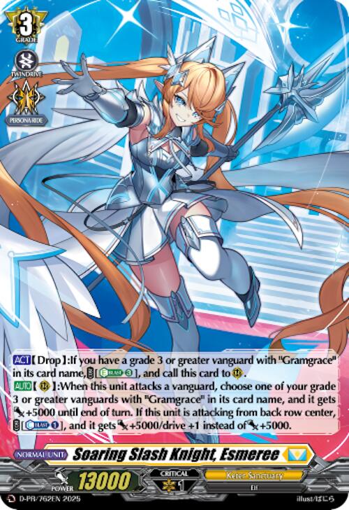 Soaring Slash Knight, Esmeree (Foi) (D-PR/762EN) [D Promo Cards] | Pegasus Games WI