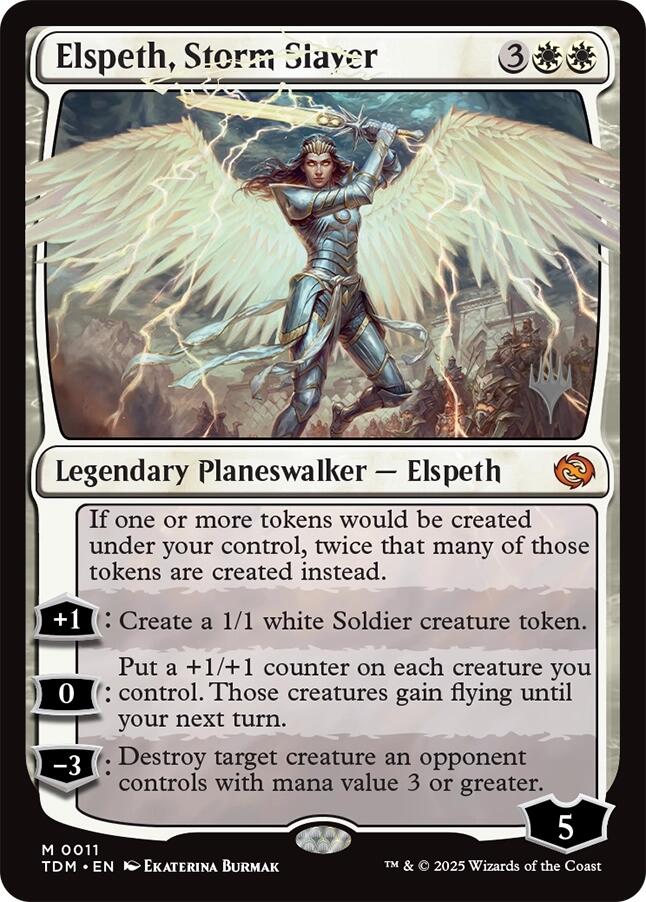 Elspeth, Storm Slayer [Tarkir: Dragonstorm Promos] | Pegasus Games WI