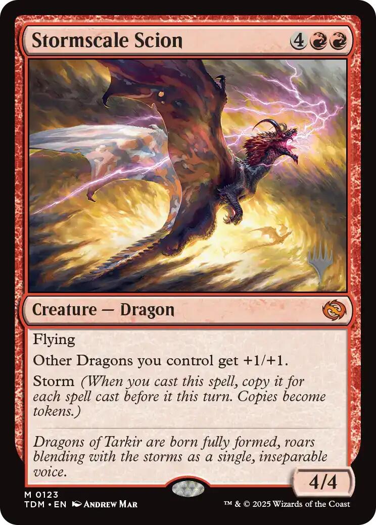Stormscale Scion [Tarkir: Dragonstorm Promos] | Pegasus Games WI