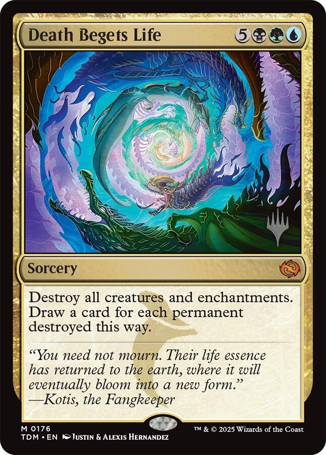 Death Begets Life [Tarkir: Dragonstorm Promos] | Pegasus Games WI