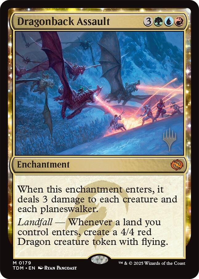 Dragonback Assault [Tarkir: Dragonstorm Promos] | Pegasus Games WI
