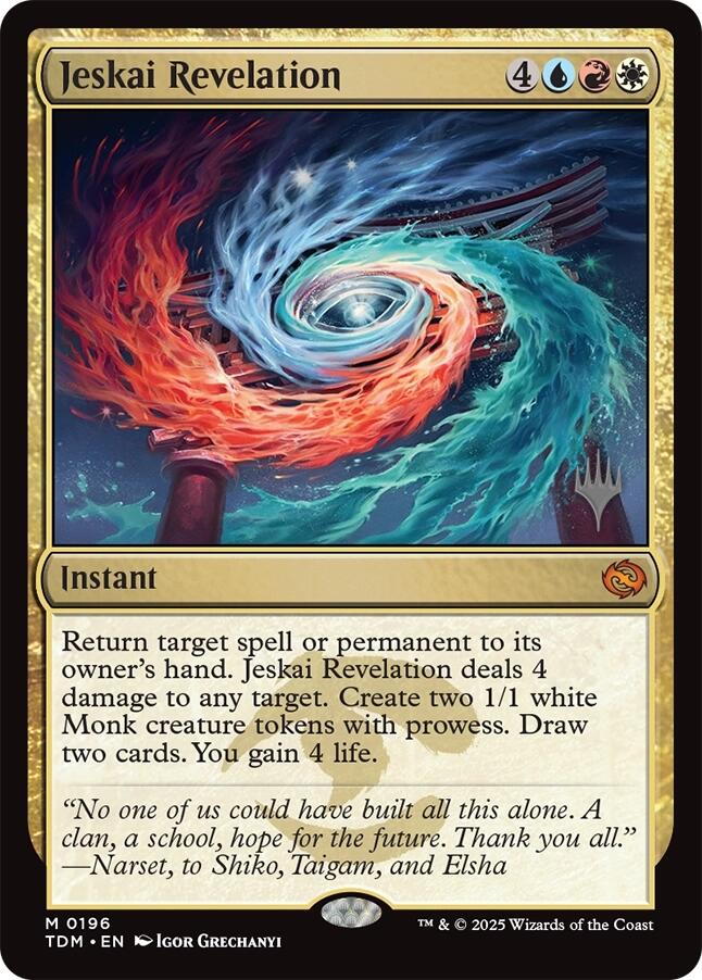 Jeskai Revelation [Tarkir: Dragonstorm Promos] | Pegasus Games WI