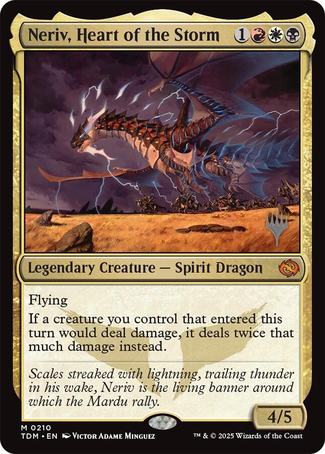 Neriv, Heart of the Storm [Tarkir: Dragonstorm Promos] | Pegasus Games WI