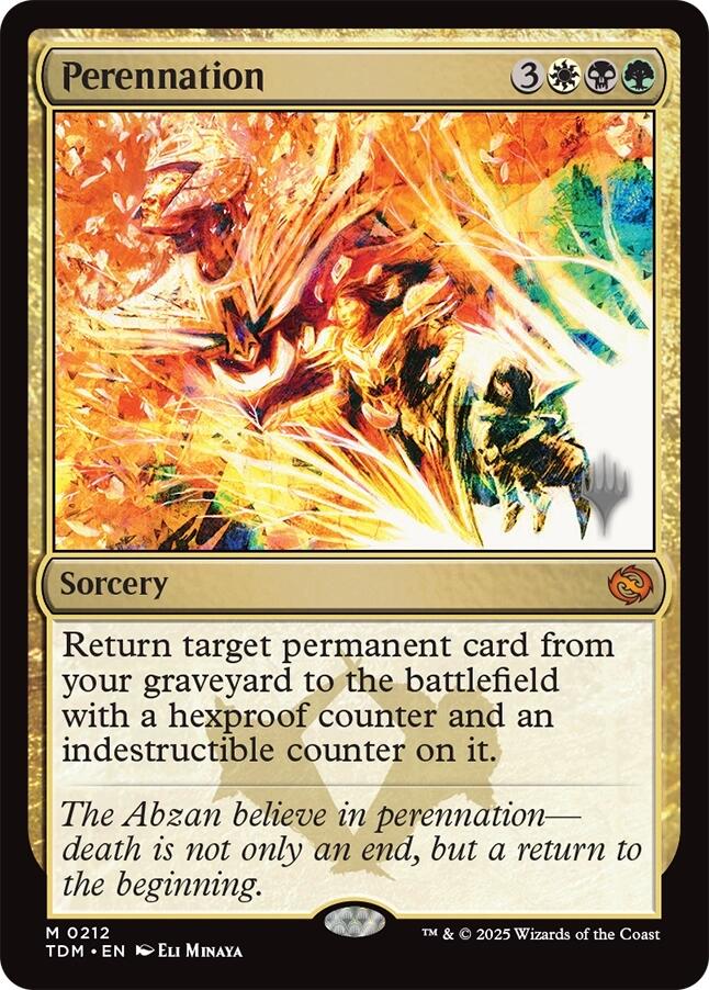 Perennation [Tarkir: Dragonstorm Promos] | Pegasus Games WI