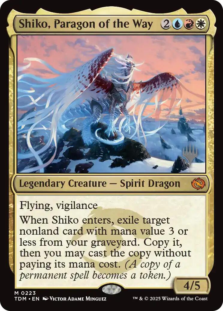 Shiko, Paragon of the Way [Tarkir: Dragonstorm Promos] | Pegasus Games WI