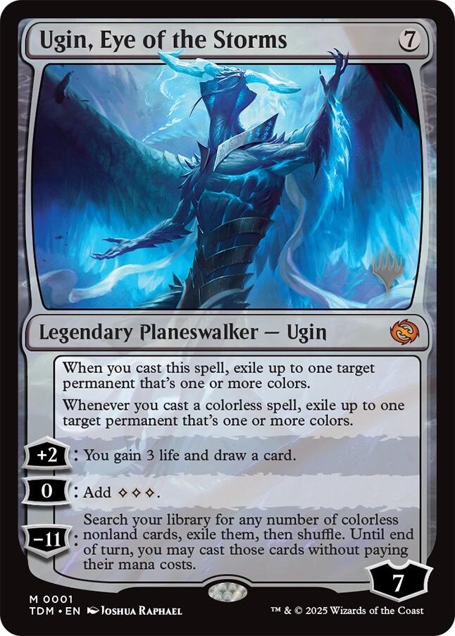 Ugin, Eye of the Storms [Tarkir: Dragonstorm Promos] | Pegasus Games WI