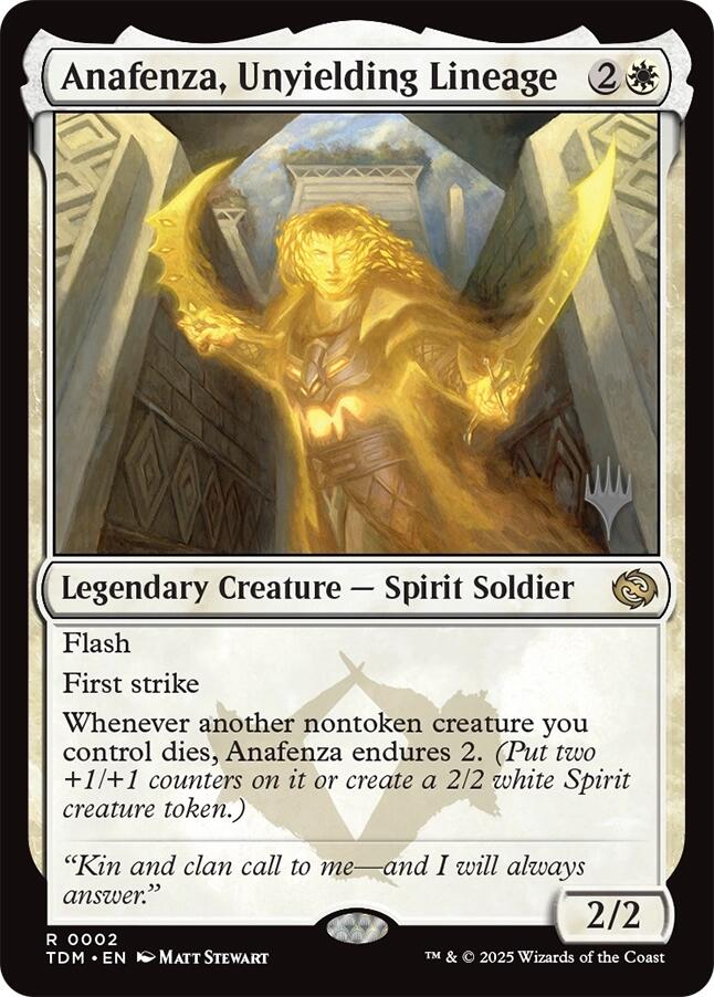 Anafenza, Unyielding Lineage [Tarkir: Dragonstorm Promos] | Pegasus Games WI
