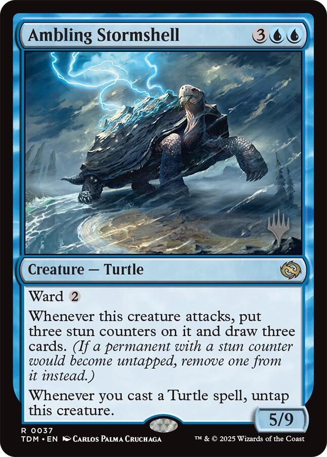 Ambling Stormshell [Tarkir: Dragonstorm Promos] | Pegasus Games WI