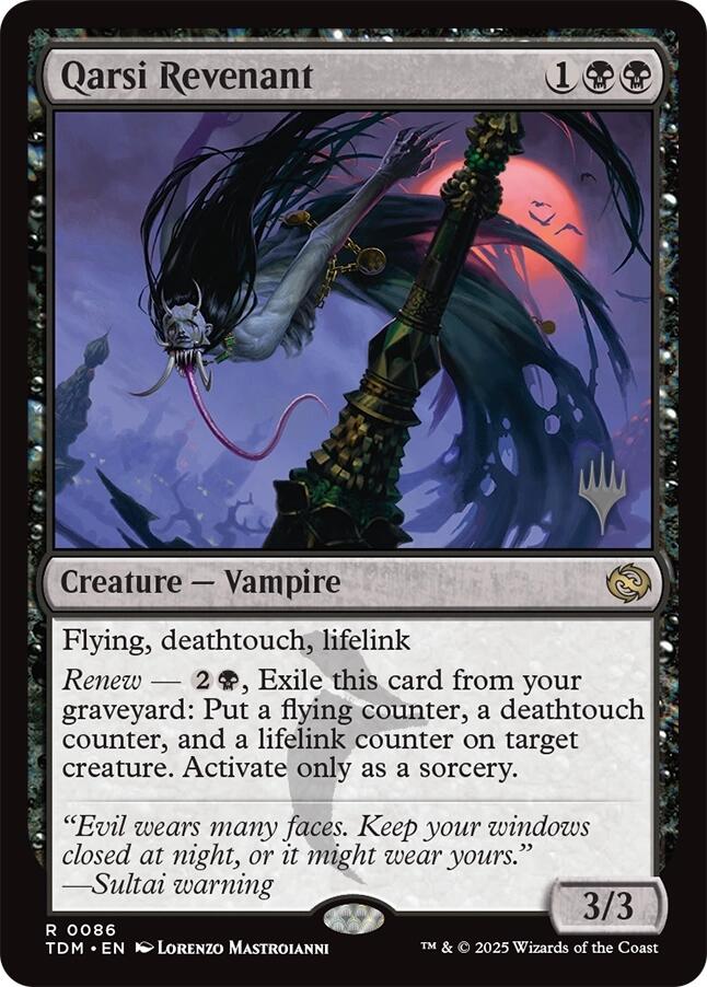 Qarsi Revenant [Tarkir: Dragonstorm Promos] | Pegasus Games WI