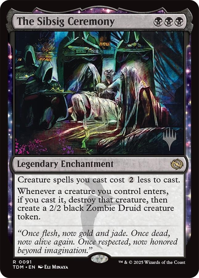The Sibsig Ceremony [Tarkir: Dragonstorm Promos] | Pegasus Games WI