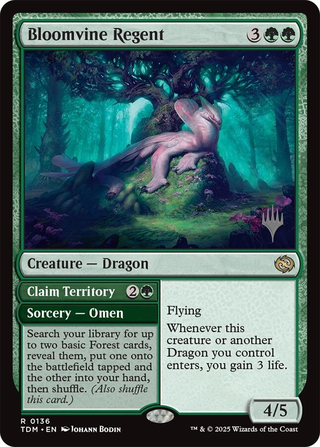 Bloomvine Regent [Tarkir: Dragonstorm Promos] | Pegasus Games WI