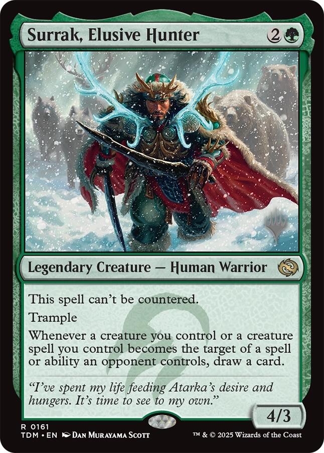 Surrak, Elusive Hunter [Tarkir: Dragonstorm Promos] | Pegasus Games WI