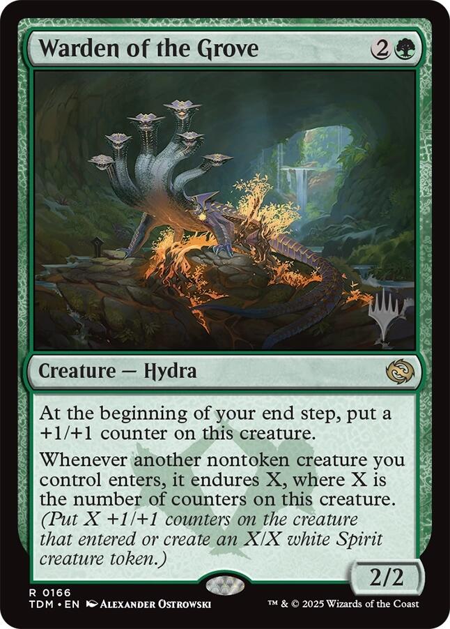 Warden of the Grove [Tarkir: Dragonstorm Promos] | Pegasus Games WI