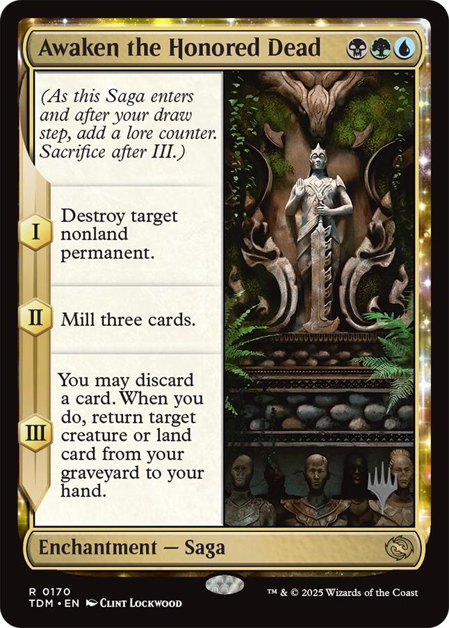 Awaken the Honored Dead [Tarkir: Dragonstorm Promos] | Pegasus Games WI