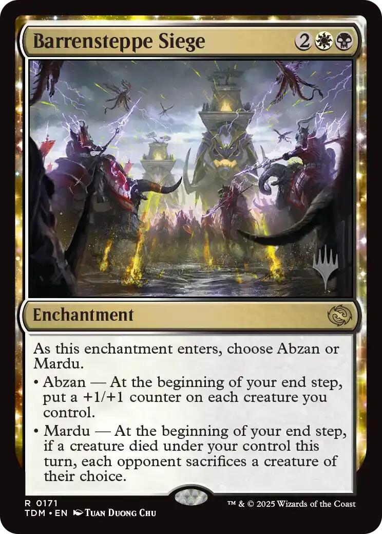 Barrensteppe Siege [Tarkir: Dragonstorm Promos] | Pegasus Games WI