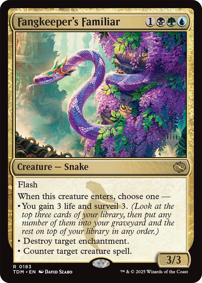 Fangkeeper's Familiar [Tarkir: Dragonstorm Promos] | Pegasus Games WI