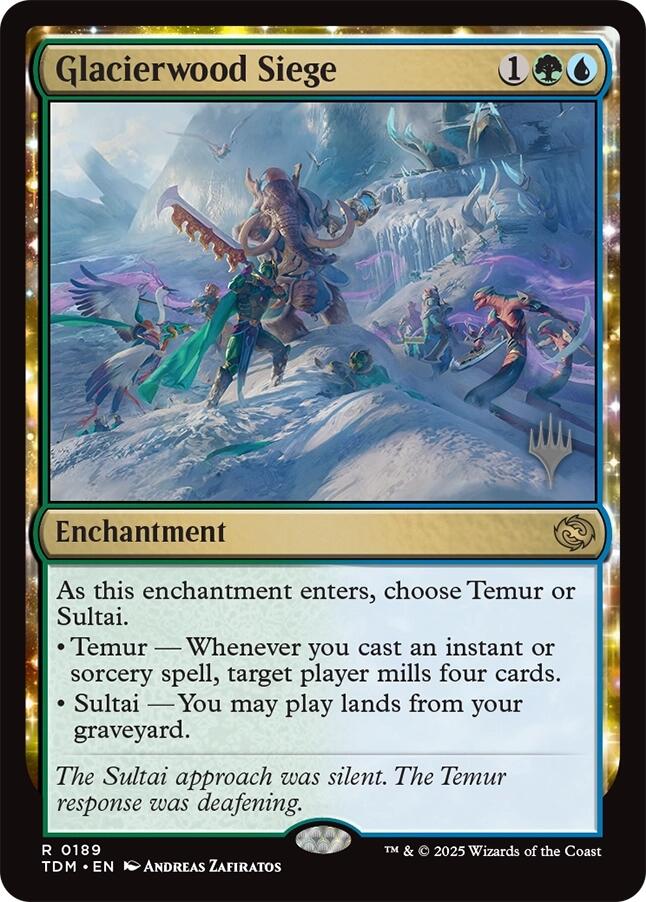 Glacierwood Siege [Tarkir: Dragonstorm Promos] | Pegasus Games WI