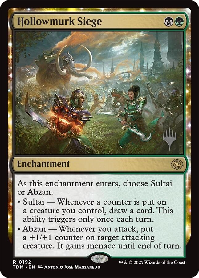 Hollowmurk Siege [Tarkir: Dragonstorm Promos] | Pegasus Games WI