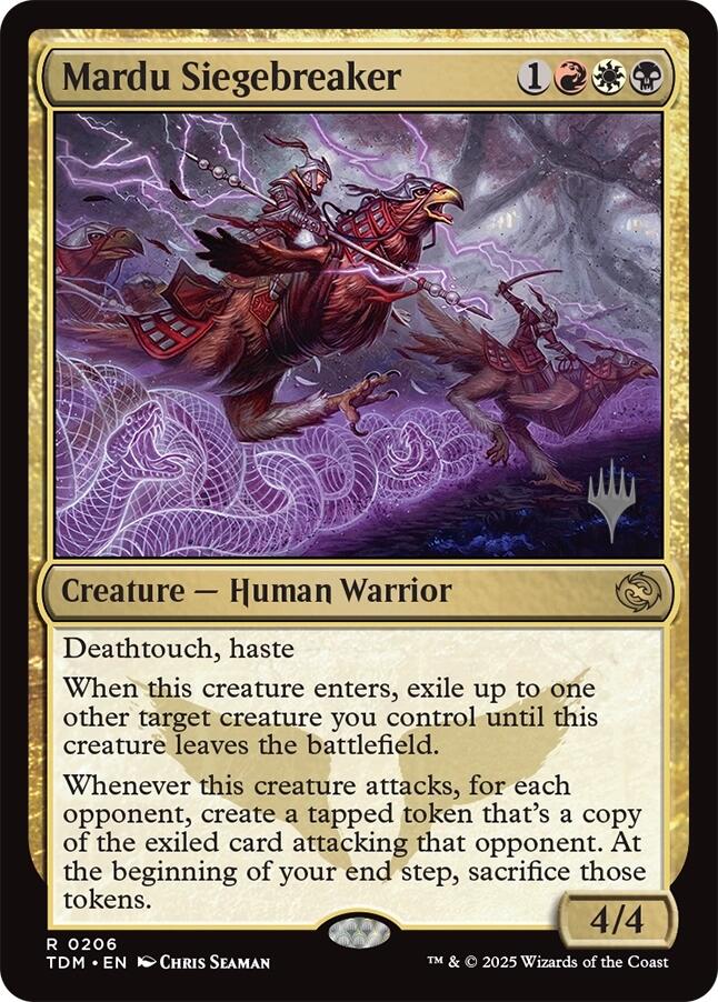 Mardu Siegebreaker [Tarkir: Dragonstorm Promos] | Pegasus Games WI