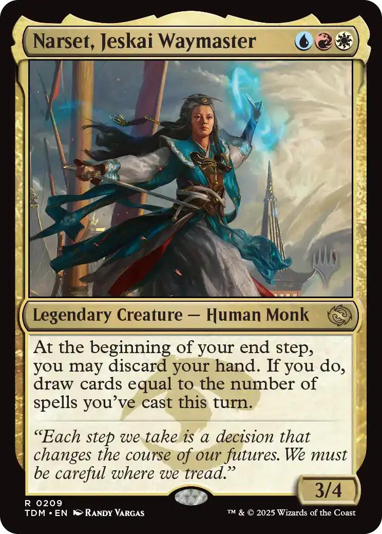 Narset, Jeskai Waymaster [Tarkir: Dragonstorm Promos] | Pegasus Games WI