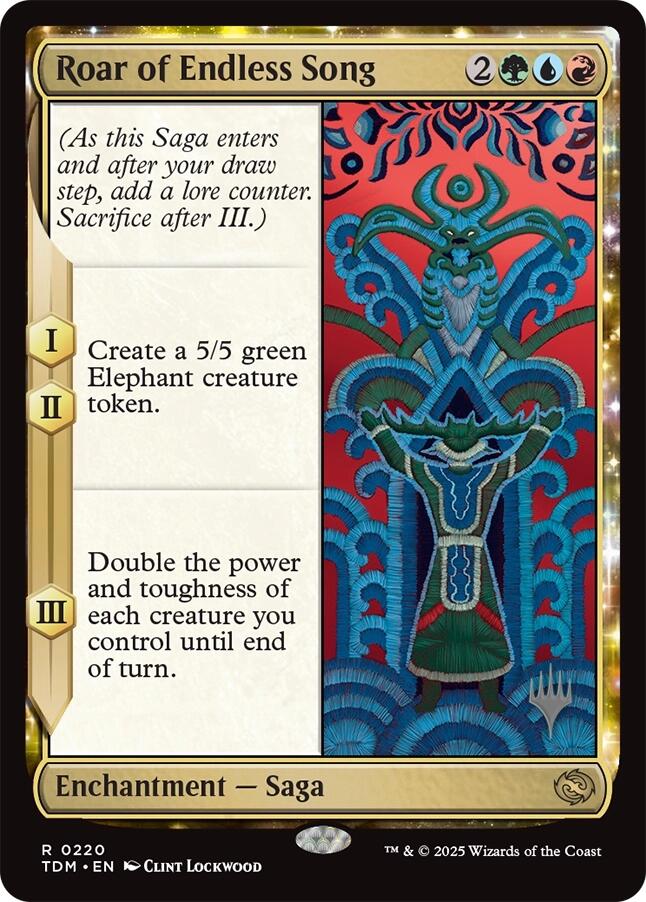 Roar of Endless Song [Tarkir: Dragonstorm Promos] | Pegasus Games WI