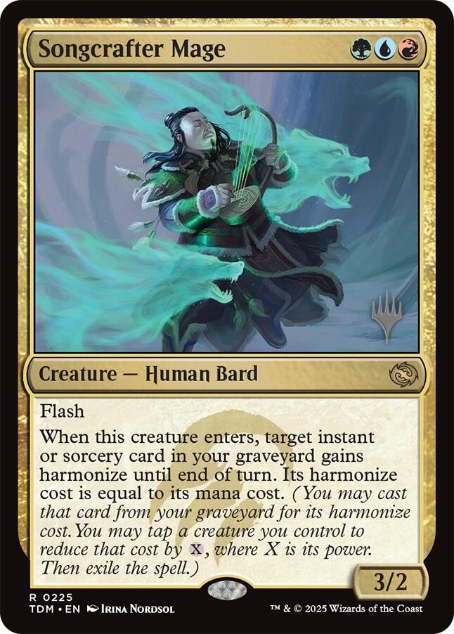 Songcrafter Mage [Tarkir: Dragonstorm Promos] | Pegasus Games WI