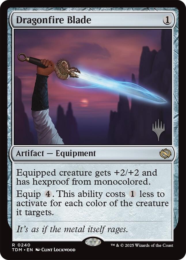 Dragonfire Blade [Tarkir: Dragonstorm Promos] | Pegasus Games WI
