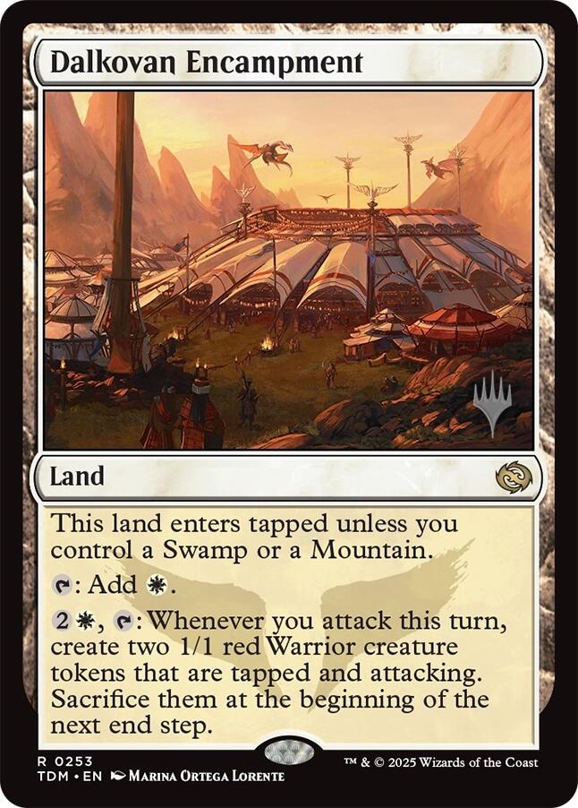 Dalkovan Encampment [Tarkir: Dragonstorm Promos] | Pegasus Games WI