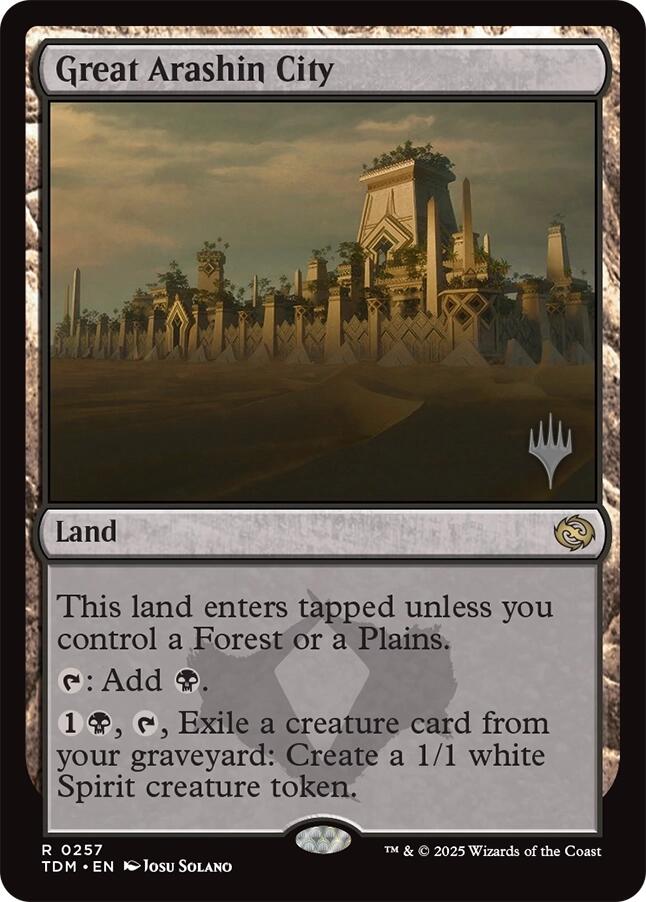 Great Arashin City [Tarkir: Dragonstorm Promos] | Pegasus Games WI