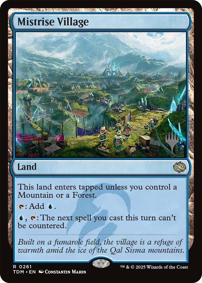 Mistrise Village [Tarkir: Dragonstorm Promos] | Pegasus Games WI