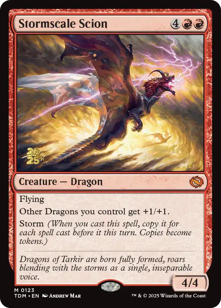 Stormscale Scion [Tarkir: Dragonstorm Prerelease Promos] | Pegasus Games WI