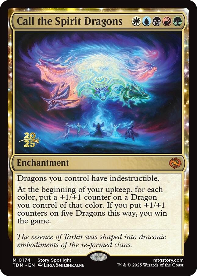 Call the Spirit Dragons [Tarkir: Dragonstorm Prerelease Promos] | Pegasus Games WI
