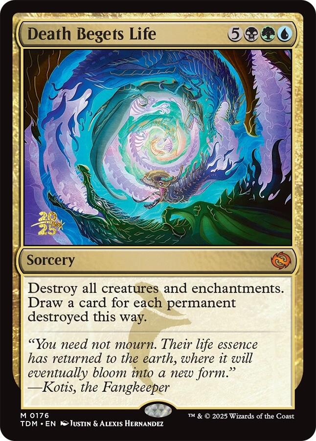 Death Begets Life [Tarkir: Dragonstorm Prerelease Promos] | Pegasus Games WI