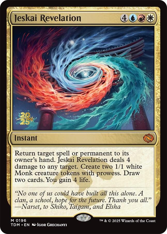 Jeskai Revelation [Tarkir: Dragonstorm Prerelease Promos] | Pegasus Games WI