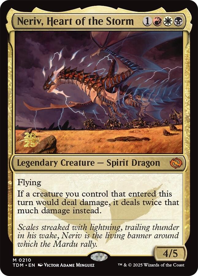 Neriv, Heart of the Storm [Tarkir: Dragonstorm Prerelease Cards] | Pegasus Games WI