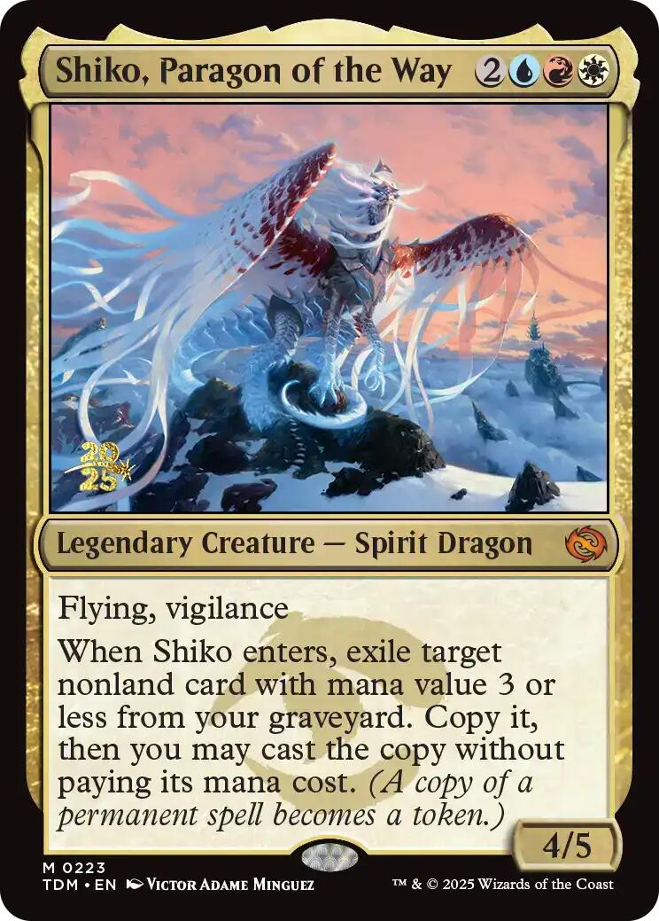 Shiko, Paragon of the Way [Tarkir: Dragonstorm Prerelease Promos] | Pegasus Games WI