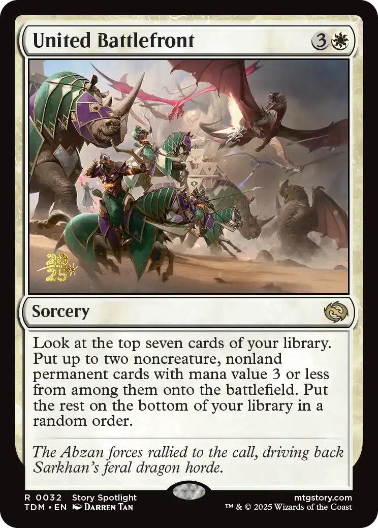 United Battlefront [Tarkir: Dragonstorm Prerelease Promos] | Pegasus Games WI