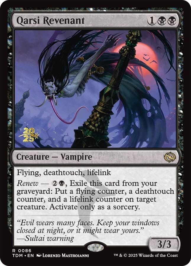 Qarsi Revenant [Tarkir: Dragonstorm Prerelease Cards] | Pegasus Games WI