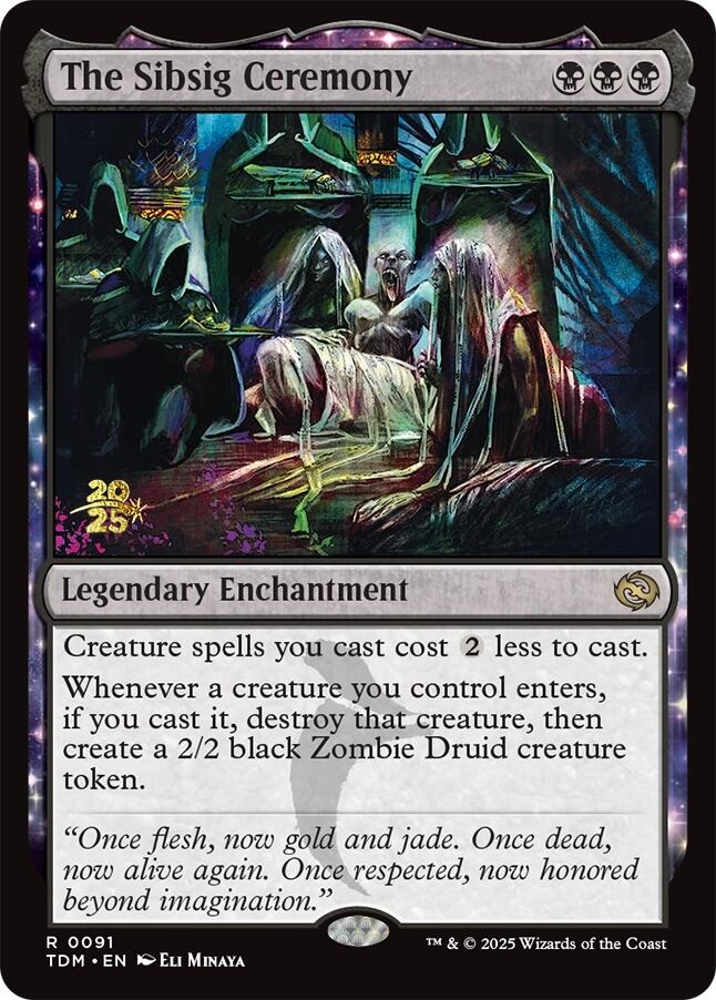 The Sibsig Ceremony [Tarkir: Dragonstorm Prerelease Promos] | Pegasus Games WI