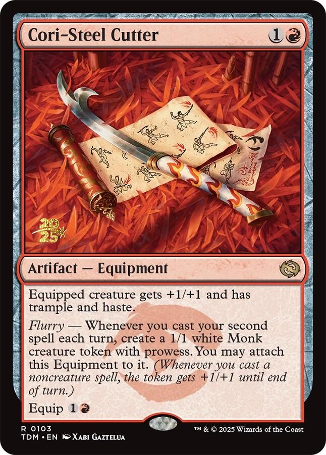 Cori-Steel Cutter [Tarkir: Dragonstorm Prerelease Promos] | Pegasus Games WI