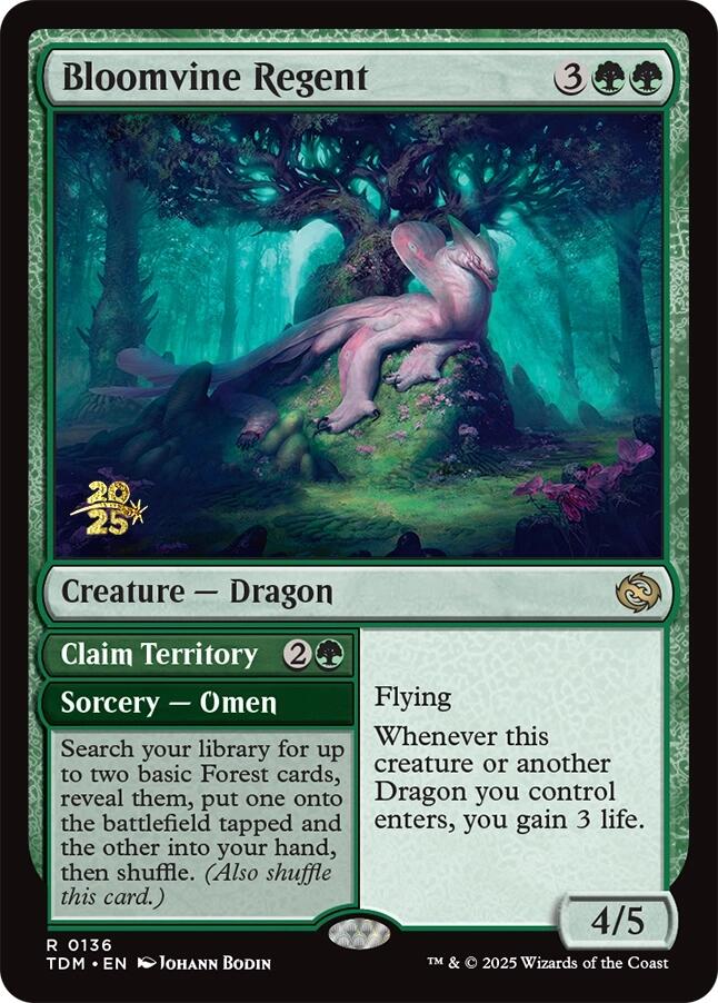 Bloomvine Regent [Tarkir: Dragonstorm Prerelease Promos] | Pegasus Games WI